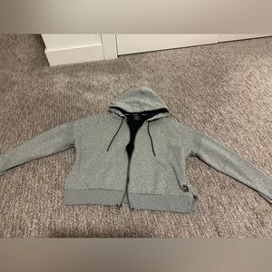 NikeCourt Gray Zip-Up Hoodie Size M